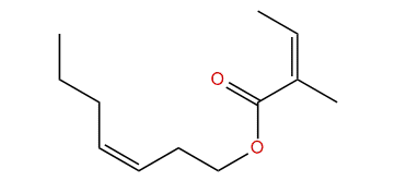 (Z)-3-Heptenyl (Z)-2-methyl-2-butenoate